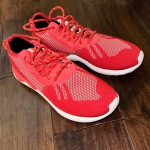 Red Adidas Tubular Sz 12